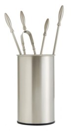 ZOGOMETAL FIREPLACE BUCKET WITH TOOLS 4PCS NIKEL 1230A ZOGOMETAL ΣΕΤ ΕΡΓΑΛΕΙΩΝ ΤΖΑΚΙΟΥ ΜΕ ΚΟΥΒΑ 4 ΤΕΜ. ΝΙΚΕΛ 1230Α